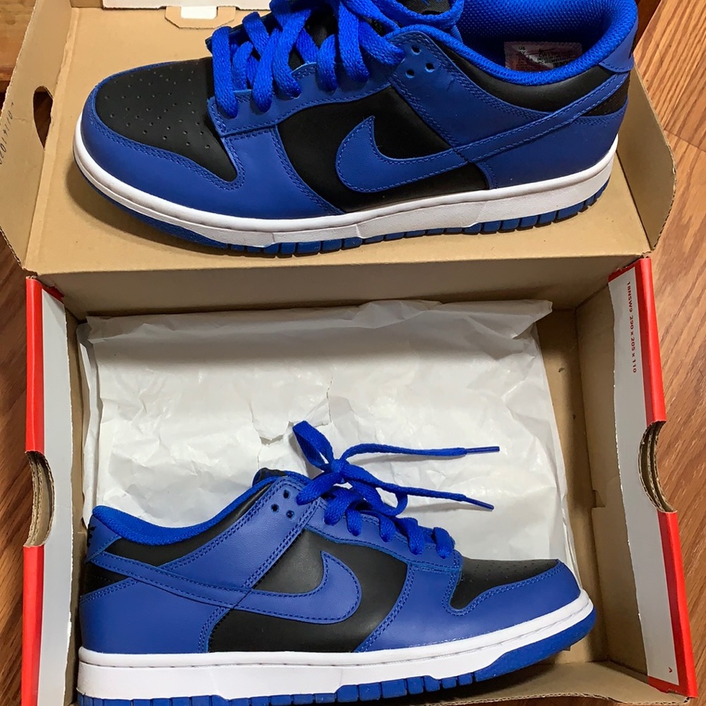Nike DUNKS Cobalt . Size 6y= 7.5 WOMENS .